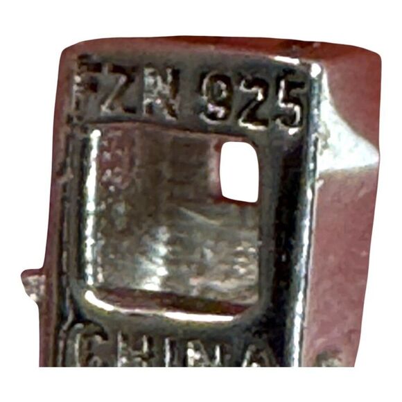 Sterling Silver Panther Cougar Head Necklace Pave Rhinestone Emerald Green Eyes - Picture 8 of 8